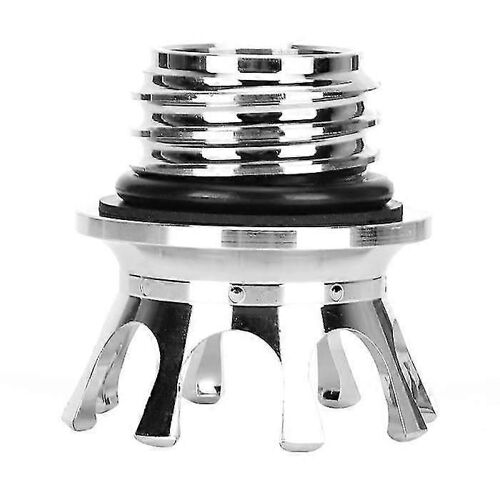 Accessoire De Moto Couvercle De Réservoir De Carburant Bouchon De Réservoir De Moto Type De Couronne Compatible Avec Defender Fxdp (Argent)