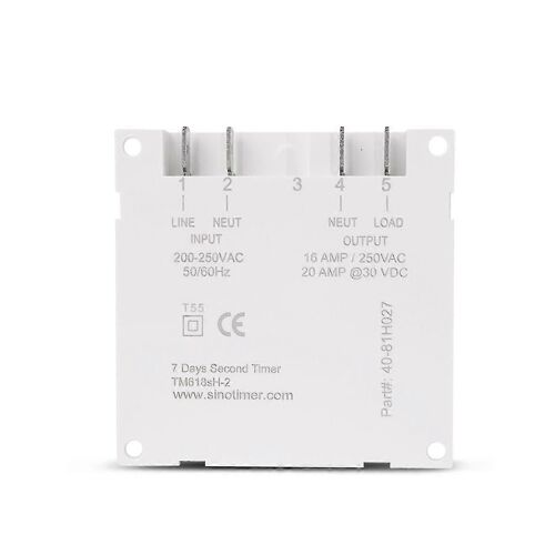 Tm618sh 220v 1 Seconde Intervalle Alimentation Hebdomadaire Programmable Numérique Électronique Éclairage Quotidien
