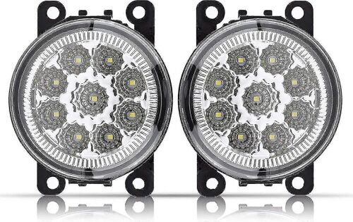 Led Feux De Jour Rond Voiture Avant Phare De Brouillard Drl Lampe Feux De Jour