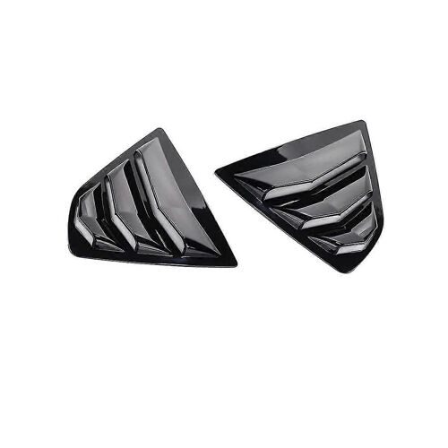 Compatible Avec 2018-2023 Accessoires Persiennes De Lunette Latérale Arrière Stores De Couverture - Noir Lustré