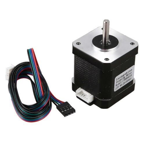 1pcs Nema 17 Moteur pas à pas 48mm Nema17 Moteur 42bygh 2a 4-lead ( 17HS8401 ) Moteur 1m Câble compatible avec 3d Pr