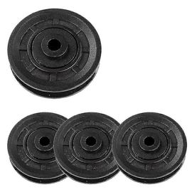 Universel 70mm Diamètre Roulement Résistant À L'usure Poulie Roue Câble Gym Fitness Equipment Pièce + Qwl 4 Pcs