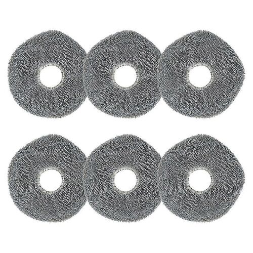 6PCS Pièces de rechange Chiffon de vadrouille pour X9Pro Balayage Robot Aspirateur Sol Dragram Chiffon Propre Tampon De Lavage De Tissu