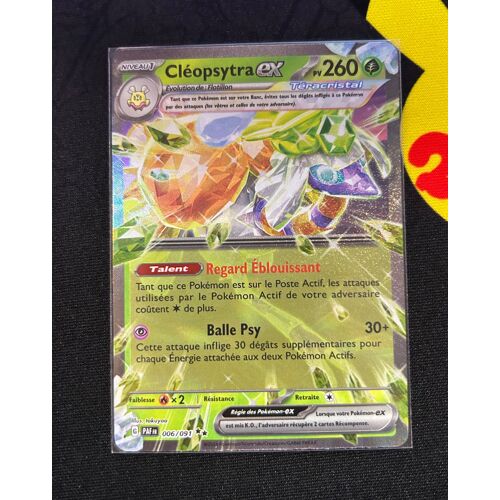 Carte Pokemon - Cleopsytra Ex - 006/091 - Ev4.5 Destinées De Paldea