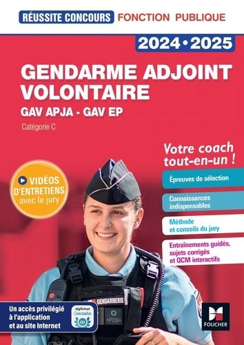 Gendarme Adjoint Volontaire Gav Apja - Gav Ep - Catégorie C