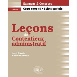 Leçon De Contentieux Administratif