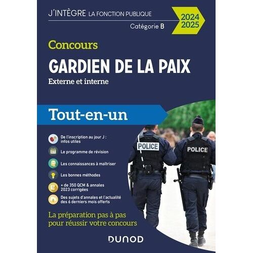Concours Gardien De La Paix Externe Et Interne - Catégorie B