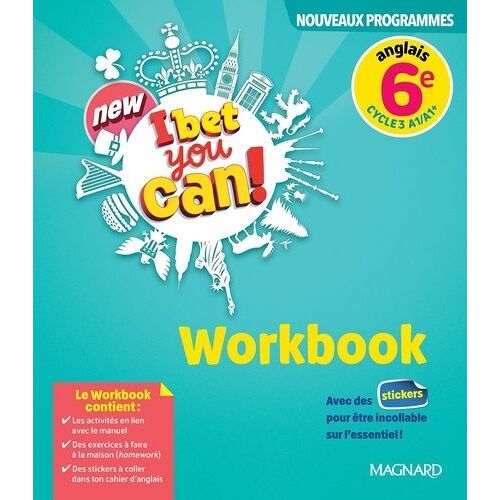 Anglais 6e New I Bet You Can! - Workbook