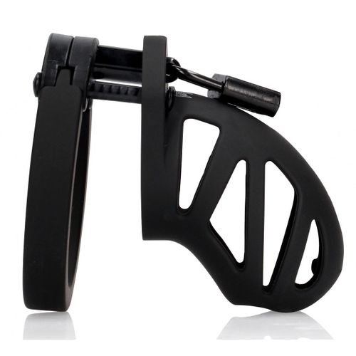 Cage De Chasteté Mancage Modele 23 - 6,5 X 3,5 Cm Noire