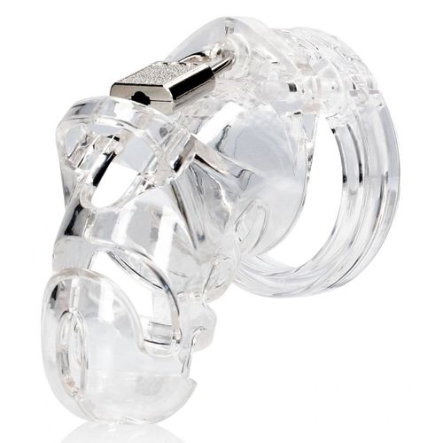 Cage De Chasteté Mancage Modele 25 - 9 X 3,5 Cm Transparente