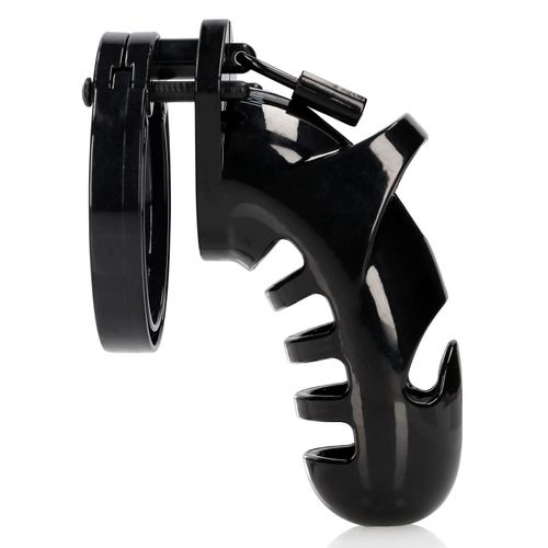 Cage De Chasteté Mancage Modele 26 - 11,5 X 3,5 Cm Noire