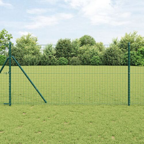 Vidaxl Clôture Euro Verte 1x10 M Acier
