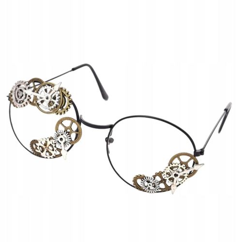 Lunettes Steampunk Avec Équipement, Costume De Cosplay Hippie Pour Homme