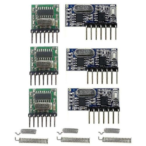 Sans fil Rx480e-4WQB 433mhz Rf Module émetteur et récepteur 3 ensembles Kit de liaison de sortie 4 canaux pour