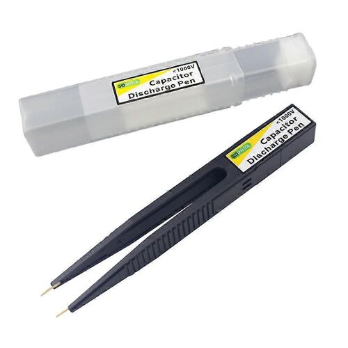 Stylo de décharge de condensateur Décharge rapide Déchargeur d'outil de réparation haute tension 1000V compatible avec la sécurité électronique intelligente