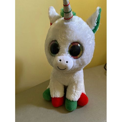 Peluche licorne de noël Ty