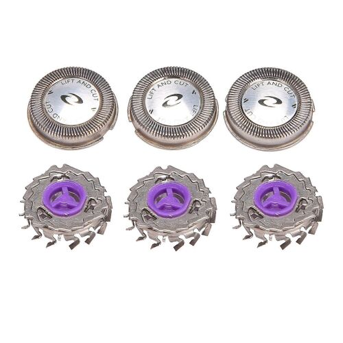 3 pièces / lot Nouvelle tête de rasoir de remplacement compatible avec le rasoir Philips Norelco HQ HS HP Series HQ3 HQ4 HQ56 HQ55 HQ300 HQ6 HQ916