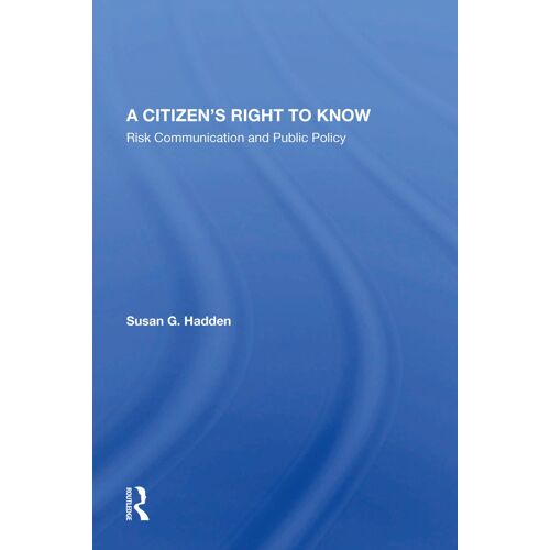 A Citizen's Right To Know