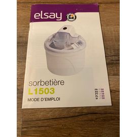 Sorbetière 1,5l de la marque Elsay