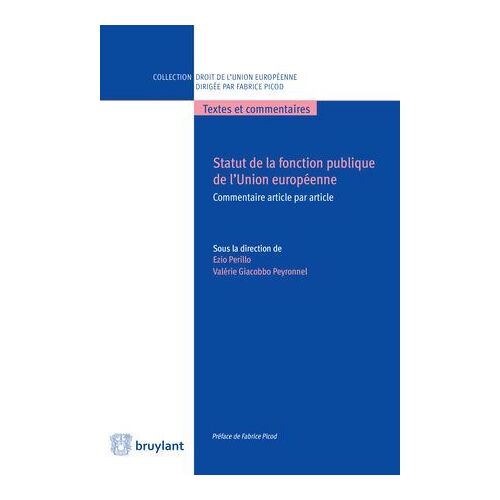 Statut De La Fonction Publique De L'union Européenne