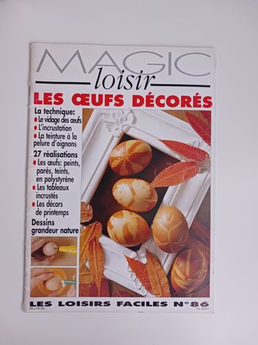 Livre Loisirs Créatifs "Magic Loisir" (Les Oeufs Décorés)
