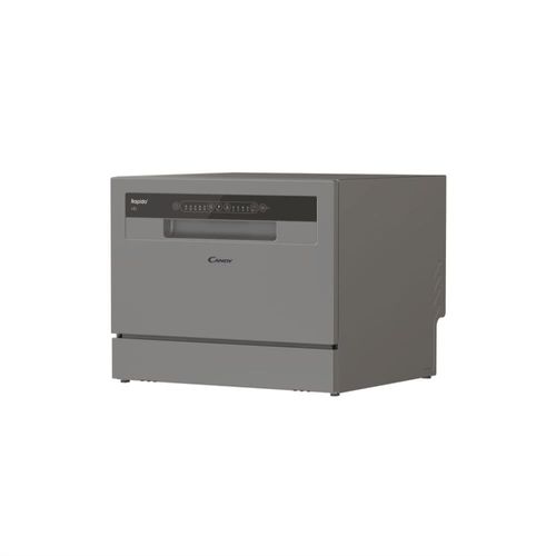 Lave-vaisselle Candy RapidÓ CP 6E51LS - Niche - 55.5x52x44.8 cm (lxpxh) - argent lune