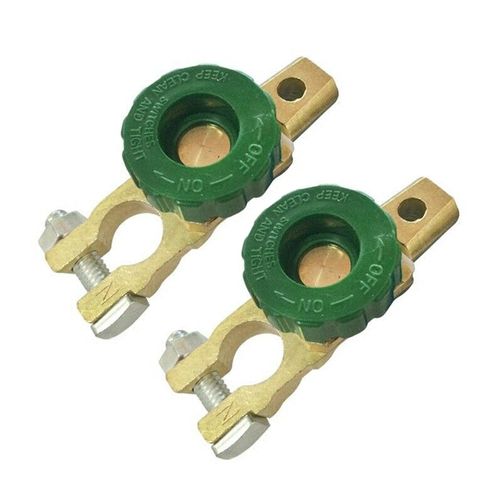 Lot De 2 Commutateurs Isolateurs De Batterie Wiwir - Pour Déconnecter Le Terminal Universel De Votre Voiture, Van, Bateau (Commutateur Pour Voiture)