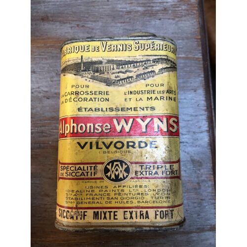 Vilvorde, Bidon Alphonse Wyns, Ancien Bidon De Vernis