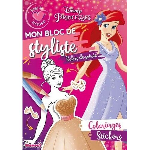 Mon Bloc De Styliste Disney Princesses - Robes De Soirée