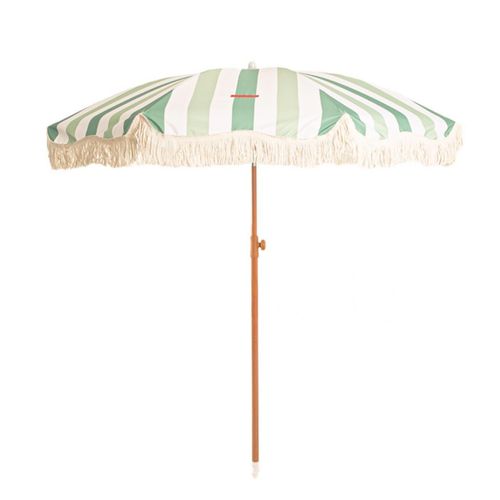 Flamingueo Grand Parasol - Parasol De Jardin Exterieur, Parasol Inclinable, Parasol Anti Uv Upf 50+, Parasol À Frange, Parasol Balcon (210 X 170 Cm)