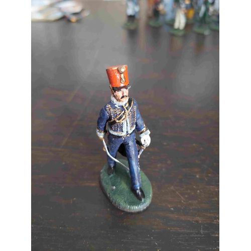 Soldat De Plomb Delprado, Lieutenant 6ème Hussard France 1814