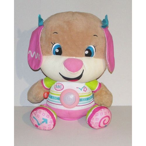 Peluche Chien Éveil Geant Chiot Interactif Puppy Xxl Fisher Price