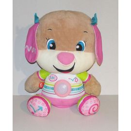 Peluche Chien Éveil Geant Chiot Interactif Puppy Xxl Fisher Price