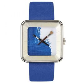 Montre Square 35 Akteo Peinture Bleue Collection Art Peinture