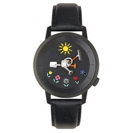 Montre B38 Akteo Jardin Pvd Noir Collection Passion