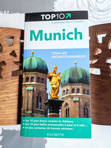 Top10 Le Guide Pour Aller À L'essentiel: "" Munich "" -- Tous Les Incontournables - Hachette Guide - 2009 - Broché - Avec Plan Carte Dépliant De La Ville