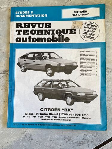 Revue Technique Automobile Citroën Bx Diesel 4715
