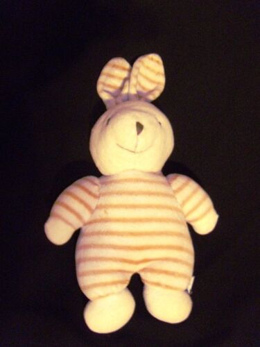 Doudou Lapin À Grelot - Rayure - Marca