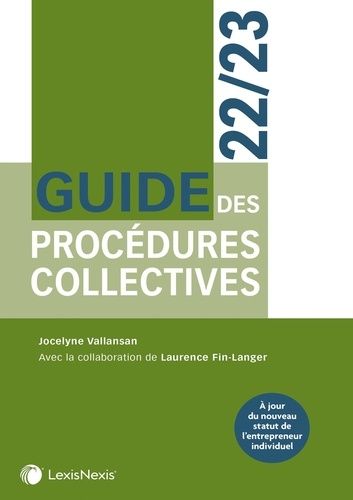 Guide Des Procédures Collectives