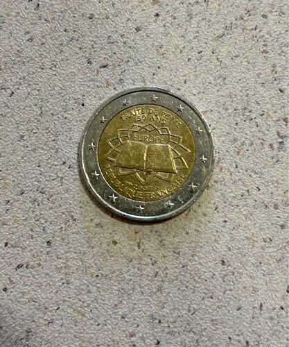 2 Euros, 50èmeanniversaire - Signature Du Traité De Rome 2007