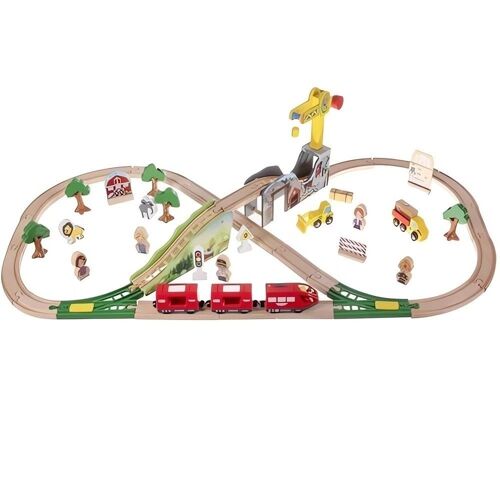 Chemin De Fer En Bois Pour Enfants