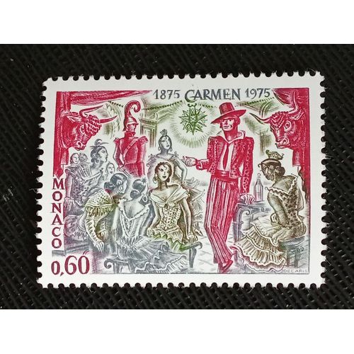 Timbre Monaco Y T 1007 Taverne De Lillas Pastia 1975 ( 050809 )