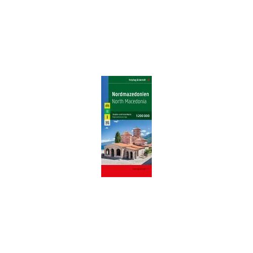 Freytag & Berndt Straßenkarte Nordmazedonien 1:200.000