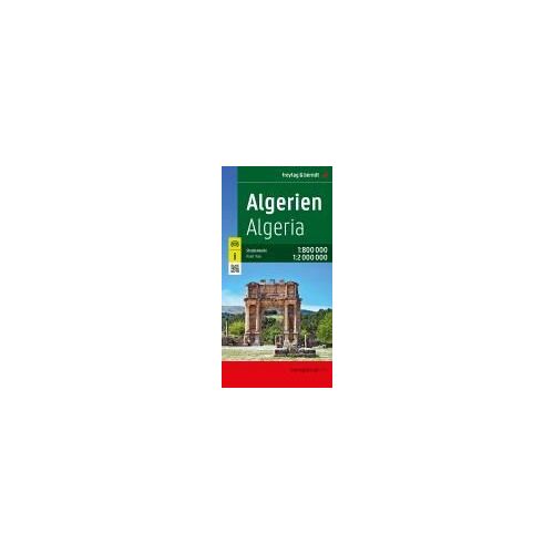 Algerien, Straßenkarte 1:800.000 - 1:2.000.000, Freytag & Berndt