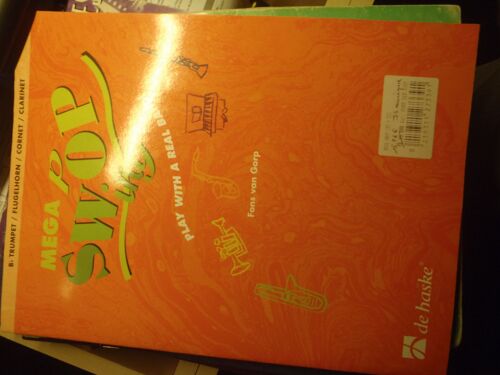 Mega Swing Pop - Flute: 12 Songs - Play With A Real Band + Cd 2003 De Haske