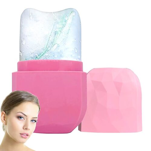 Rouleau De Glace Pour Le Visage Et Les Yeux ¿ Outil De Soin Réutilisable Pour Les Taches Brunes, Les Poches Et Un Teint Éclatant