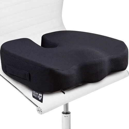 Coussin De Siège Ergonomique En Mousse À Mémoire De Forme Pour Chaise De Bureau ¿ Soutien Du Coccyx, Soulagement De La Douleur Et Confort ¿ Portable Et Antidérapant