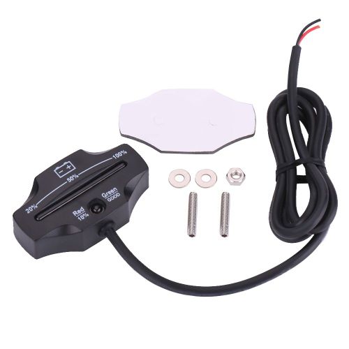 Indicateur De Compteur De Batterie Led 12v 24v, Pour Voiturettes De Golf, Moto Marine, Camion Atv
