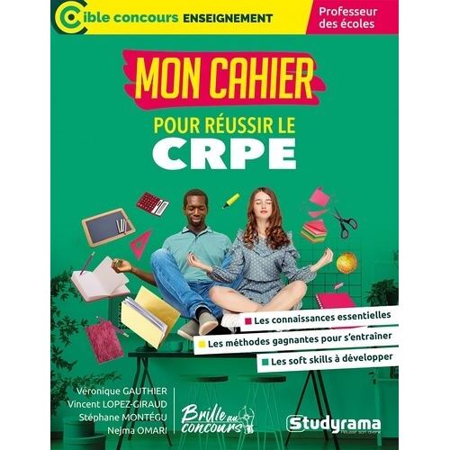 Mon Cahier Pour Réussir Le Crpe - Professeur Des Écoles