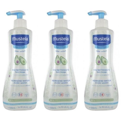 Lot De 3 Eaux Nettoyantes Sans Rincage À L'avocat - Mustelat - 3 X 500ml